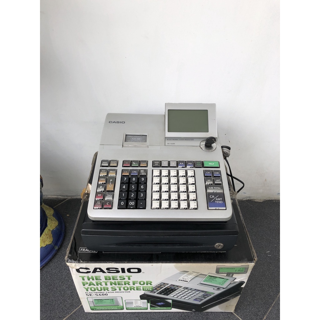 Mesin Kasir Cash Register Casio SE-S400 Bekas Berkualitas