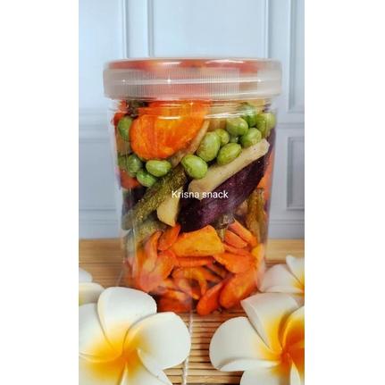 

FLASH SALE KERIPIK SAYUR MIX TOPLES 800 ML(wortel,buncis,edamame (kedelai jepang),white talas,purple potatoes,honey potatoes,kentang) 3197 う