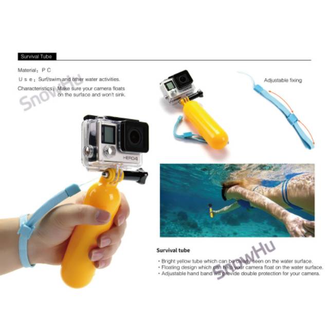 Aksesoris Kamera Aksi Full Set GoPro Xiaomi Yi-7