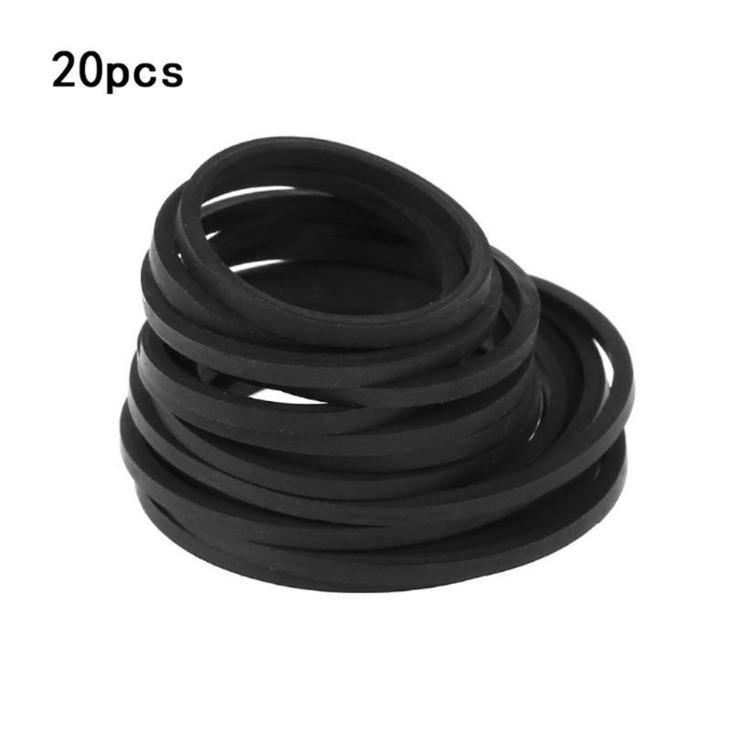 Bt 20x Mix Square Kaset Tape Belt Mesin Perekam Sabuk Karet 25-170mm 1.5mm