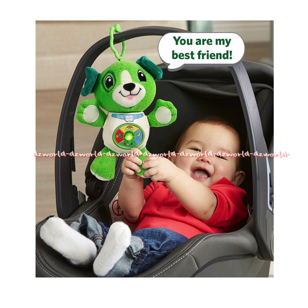 Leapfrog Sing &amp; Snugge Scout Green Mainan Boneka Bisa Bernyanyi Warna Hijau Leap frog Sing Snuggle