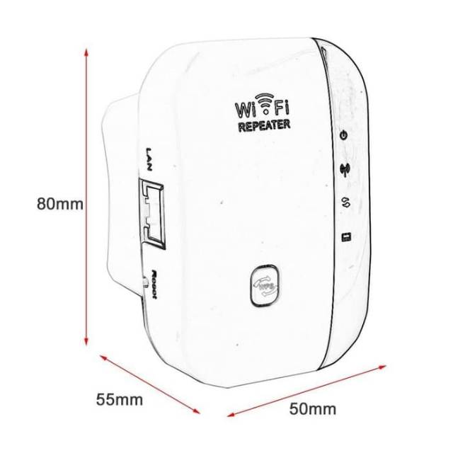 WIFI Repeater 300Mbps Wireless-N/Wifi Router portable repeater 300mbps/Router 300Mbps Nirkabel WiFi Repeater WiFi Router WIFI Penguat Sinyal Jaringan Repeater Extender WIFI Ap/Penguat Sinyal WiFi Nirkabel 300Mbps Penguat Sinyal Wi-Fi Jangkauan Wifi 802.11