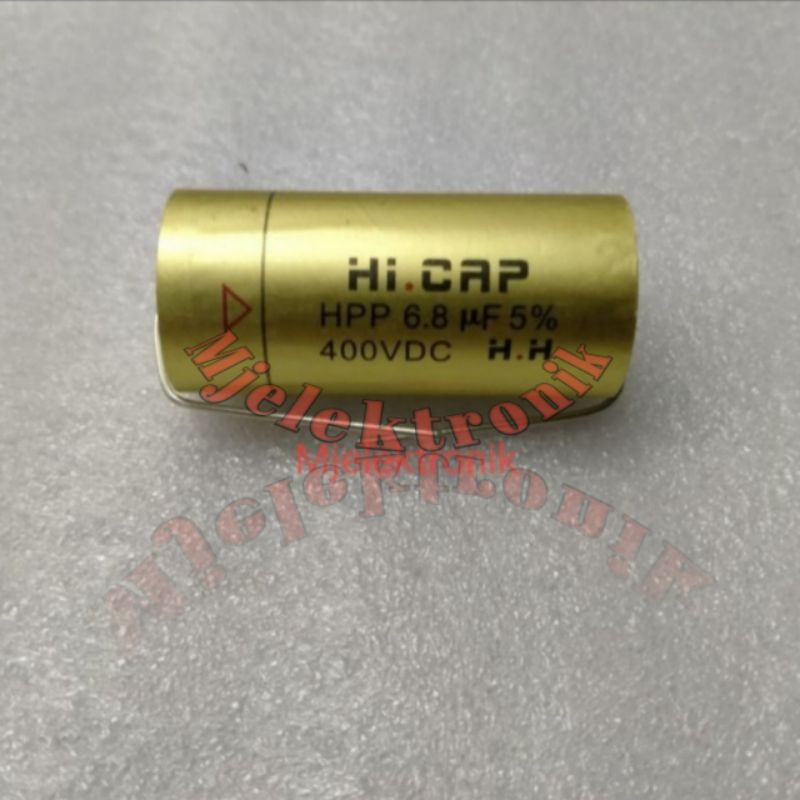 Kapasitor Hi Cap 6.8uF 400V Capasitor pengatur tegangan