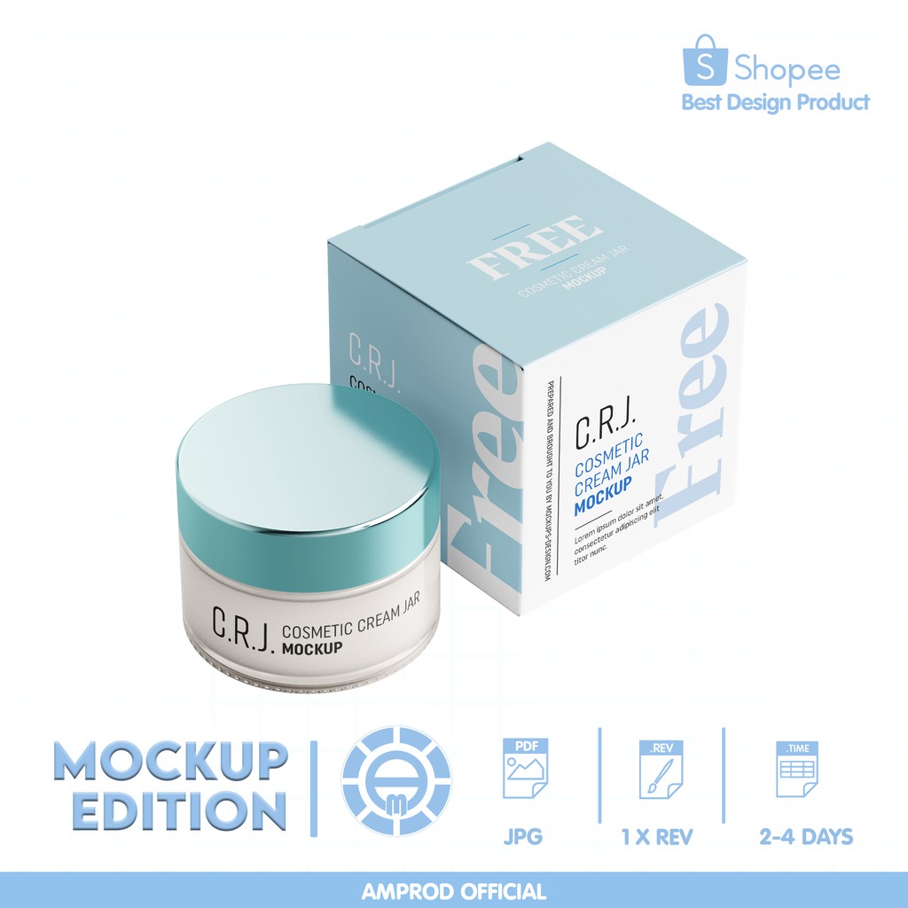 Download Jasa Desain Produk Mockup Desain Kemasan Kosmetik Mockup Only Shopee Indonesia