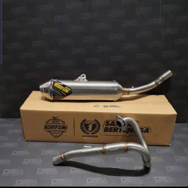KNALPOT Norifumi Rocket 4 Stainless KLX 230 New 2019 Original