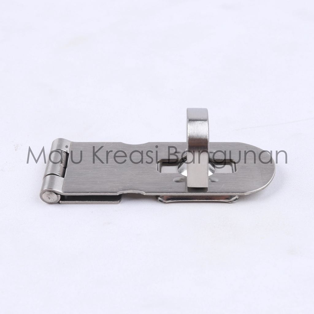 Overpal Gembok SOLIGEN Large Stainless Steel Grendel Kunci Pintu Over Pal Hasp Lock L