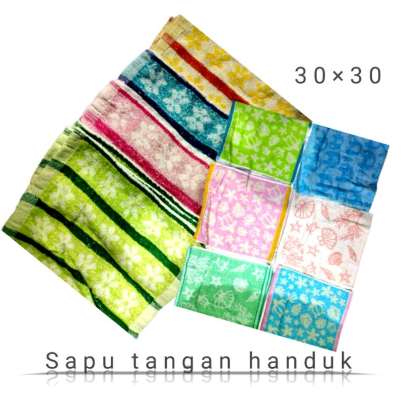 SAPU TANGAN HANDUK TEBAL UKURAN 30×30