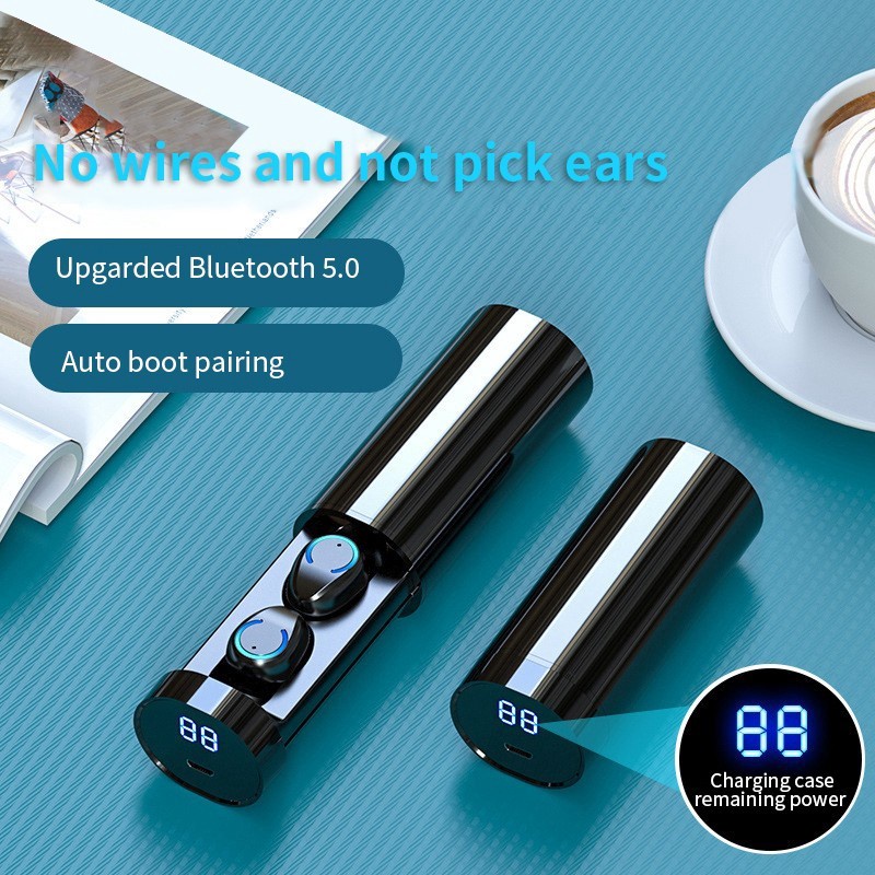 New Design Bluetooth TWS F9-6 Wireless Earphone With LED Display
