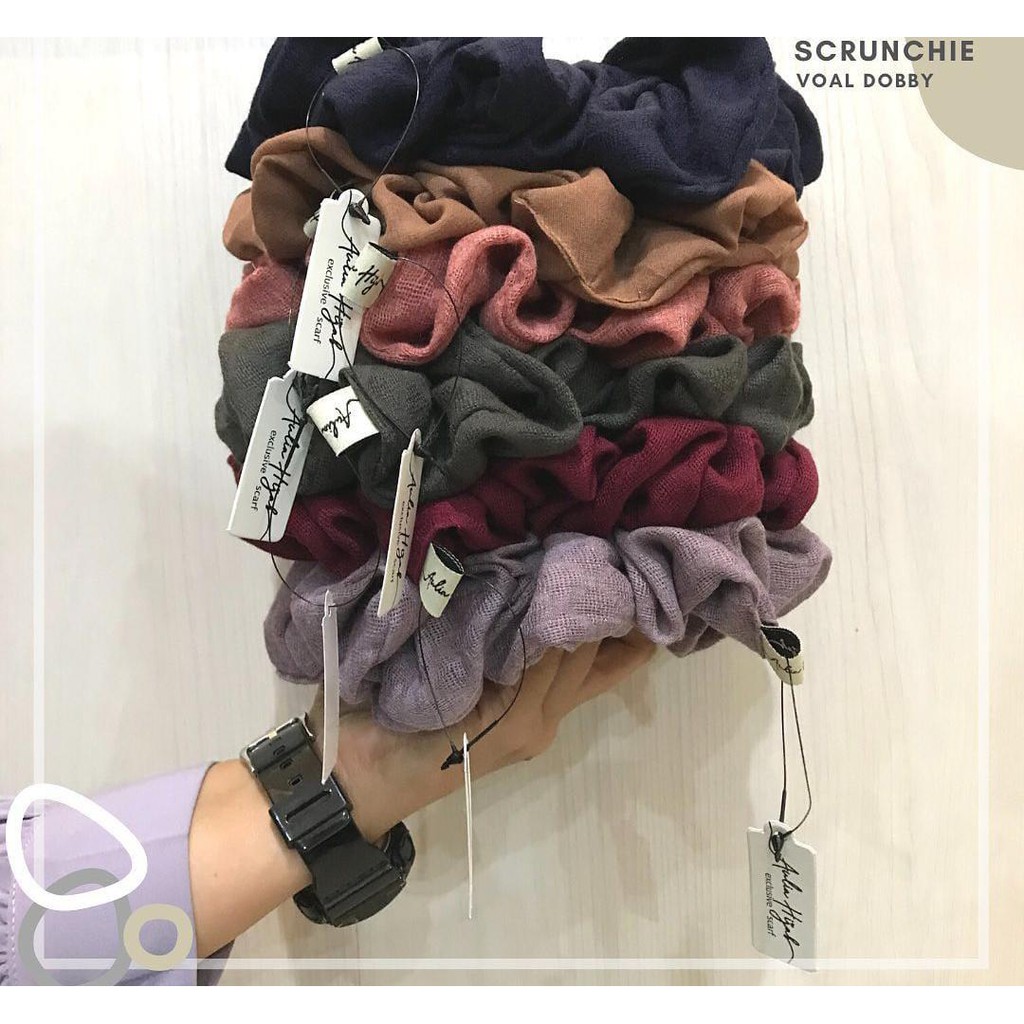 Scrunchie Voal Dobby