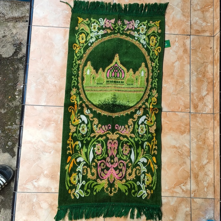 Sajadah Turki Beludru Halus Ukuran Dewasa Premium | Souvenir Umroh Sajadah Murah