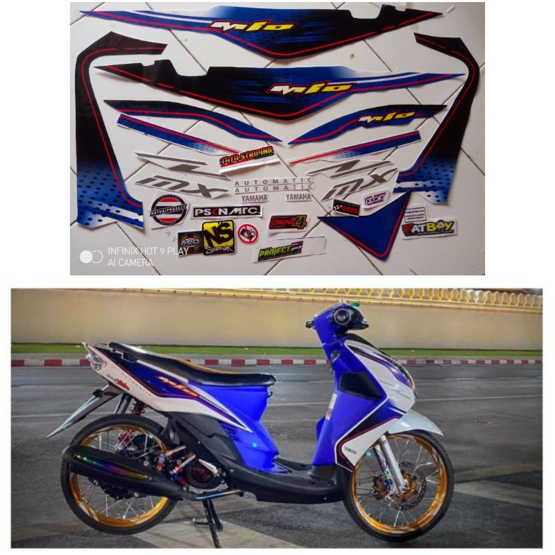 striping stiker soul mx thailand mio soul thailand