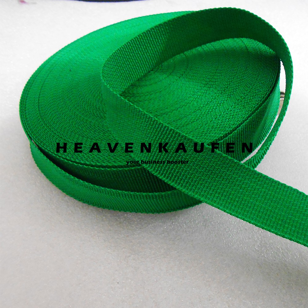 Webbing Tas Lebar 2,5 cm Warna Hijau Harga Per Meter