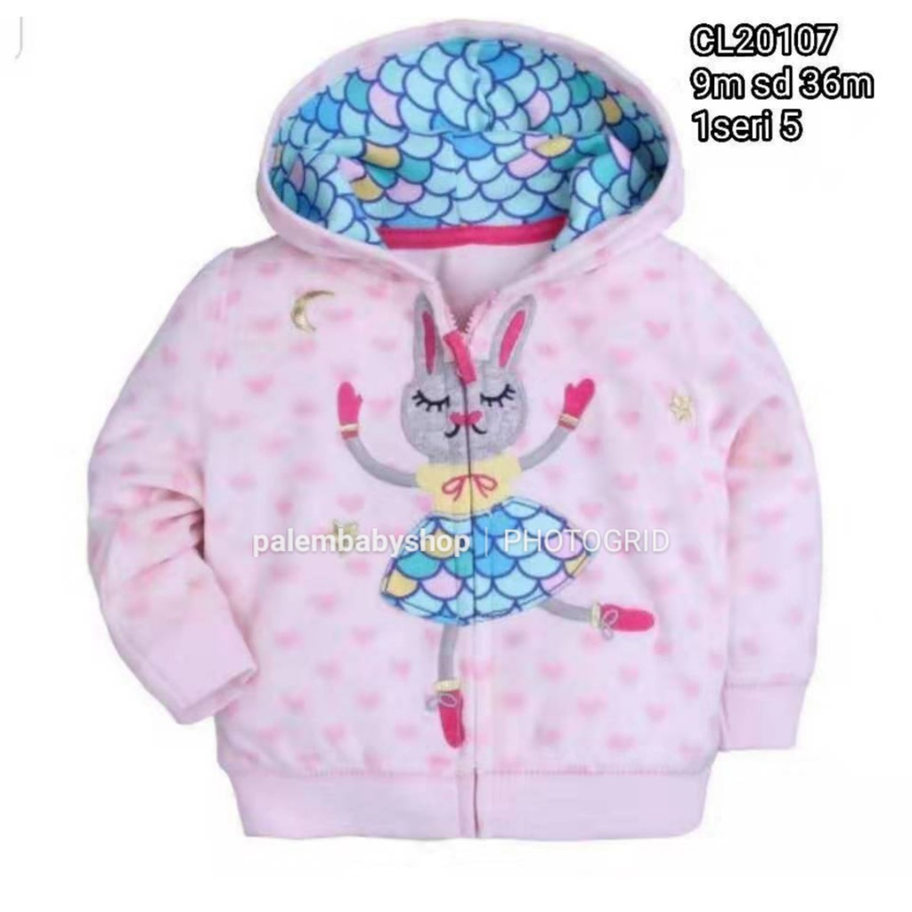 Catell Love Jaket Mantel Bayi Anak Boy&amp;Girl Usia 9M-3T