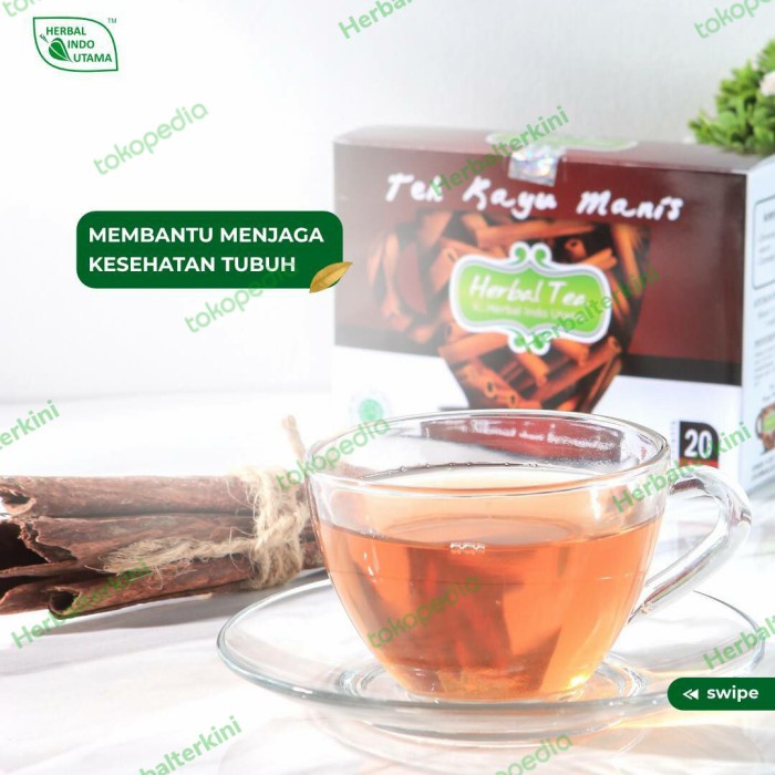 

ORIGINAL MURAH Teh Celup Herbal Kayu Manis Minuman Kesehatan Tradisional Antioksidan