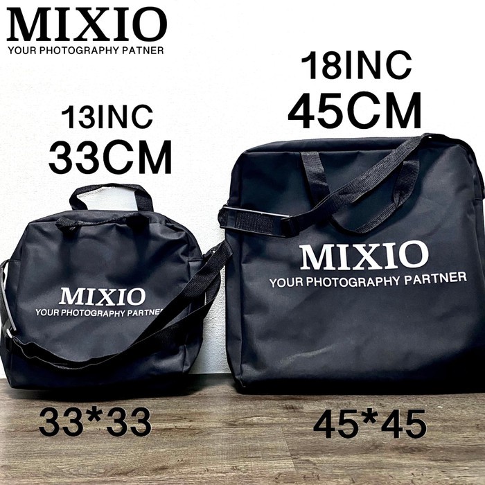 MIXIO Tas Ring light PREMIUM 33CM 45CM 13inc 18inc tas serbaguna