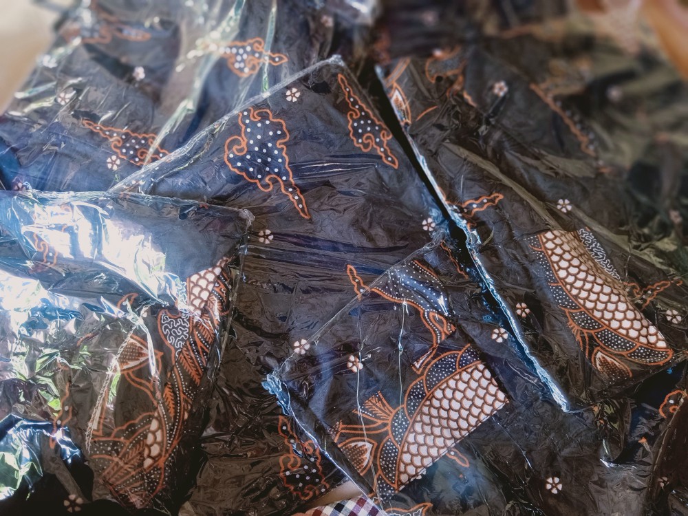 Gamis Batik (cod) Manggar Gamis Batik Pesta Model Terbaru