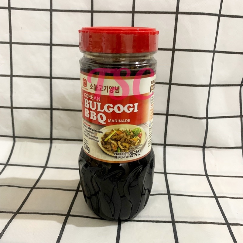 

Jinsung Korean Bulgogi BBQ Marinade Sauce / Saus / Gandum / Kedelai / Wijen / Barbeqiu