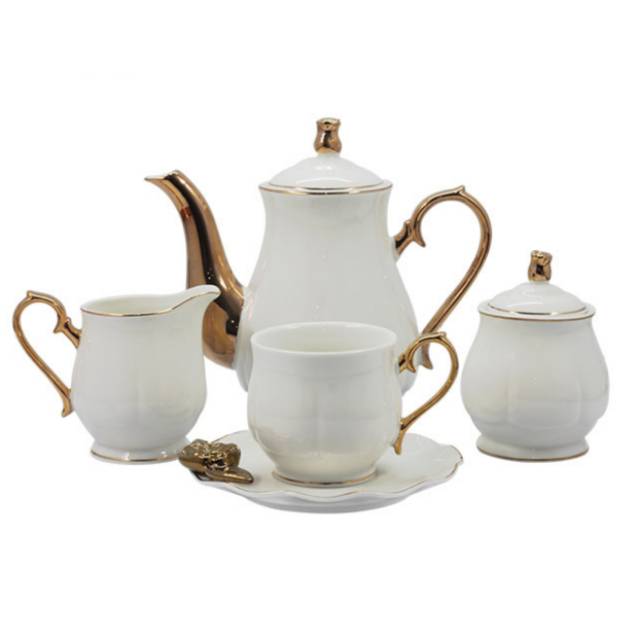 Tea Set 15pcs/ Cangkir Teko keramik set 15pcs/ Formia tea set 15pcs
