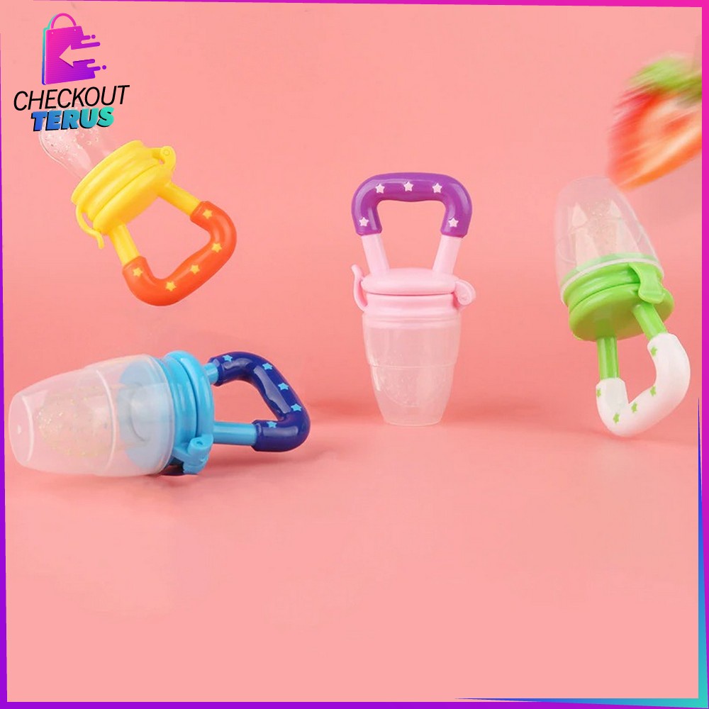 CT C44 45 Dot Buah Bayi Baby Fruit Feeder Rattle Teether Empeng Dot Buah Anak Bayi Mainan Gigitan Bayi Dot Baby