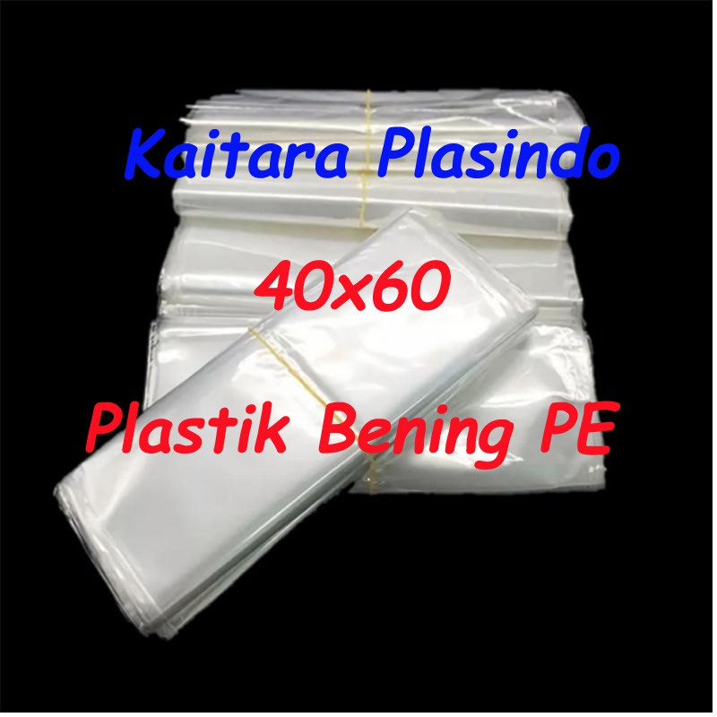 Plastik PE Bening uk 40x60 / PE Jumbo Transparan