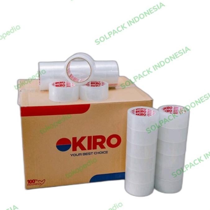 

(BISA COD) Lakban Okiro 100 yard - Benin/ Coklat (48mm) (DUS) KOMPLIT Kode 16