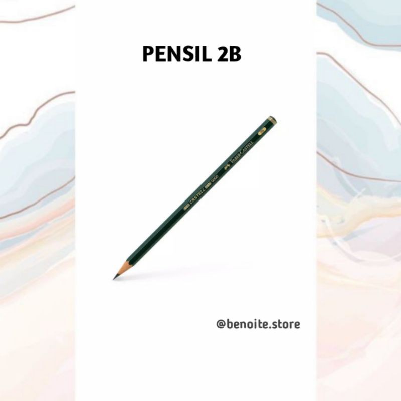 

pensil faber castell 2b