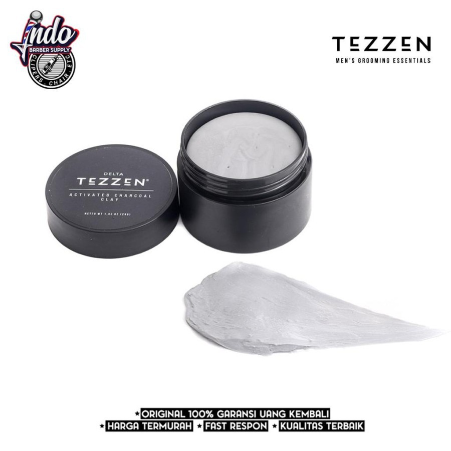 TEZZEN DELTA ACTIVATED CHARCOAL CLAY POMADE