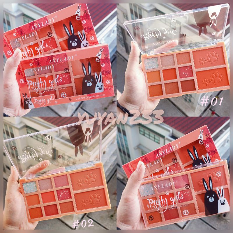 PROMO!!! EYESHADOW PALETTE ANY LADY 740B/8614