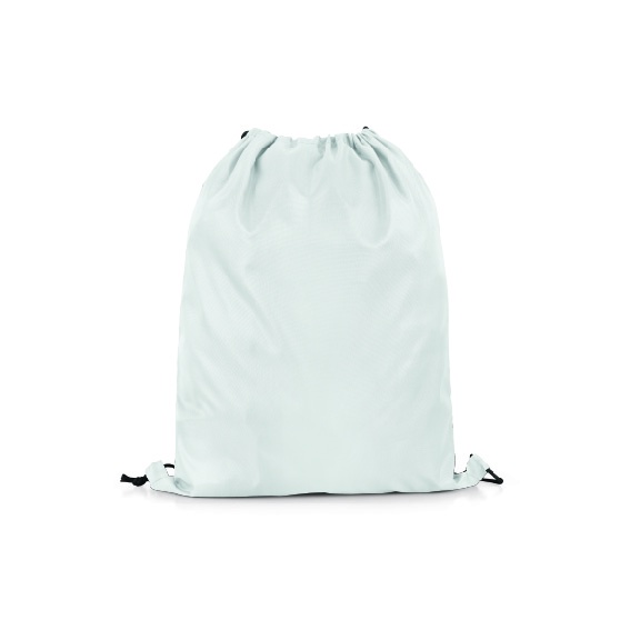 Tas Serut Taslan Polos - Ransel Drawstring Bag Waterproof Gymsack Bag-Putih