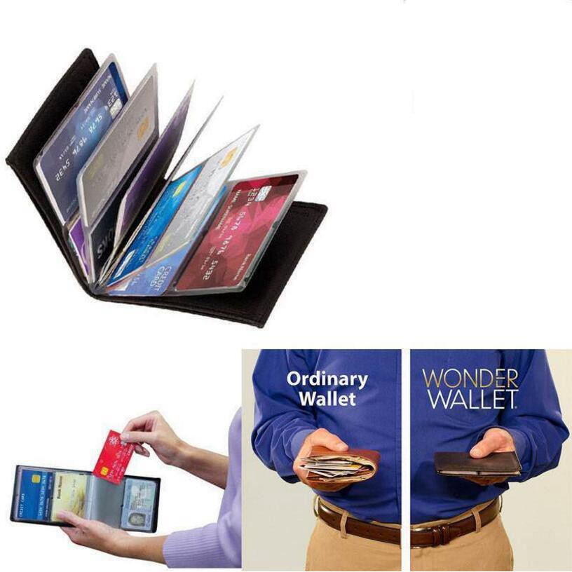 [COD] Dompet Tempat Penyimpanan Kartu Isi 24 Kartu Flexibel dan Ramping - Wonder Wallet Card Holder
