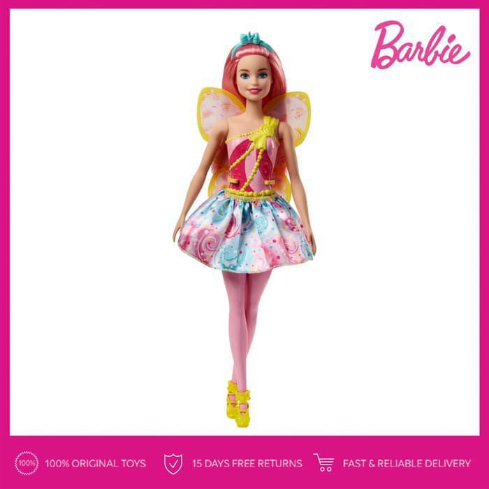 Barbie Dreamtopia™ Fairy Doll (Sweetville) Mainan Boneka Anak