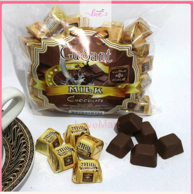 

COKLAT kubus Milk Chocolate 500.g Kampung Coklat GuSant