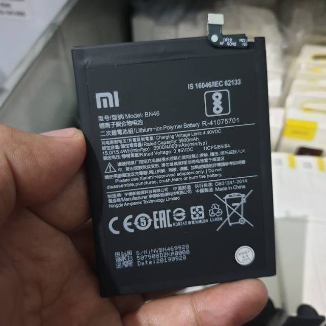 Batre Baterai Hp Xiaomi BN46 Redmi 7 Redmi Note 8 Redmi7 Note8 Original Ori BN 46 Batrei Batrai Batt