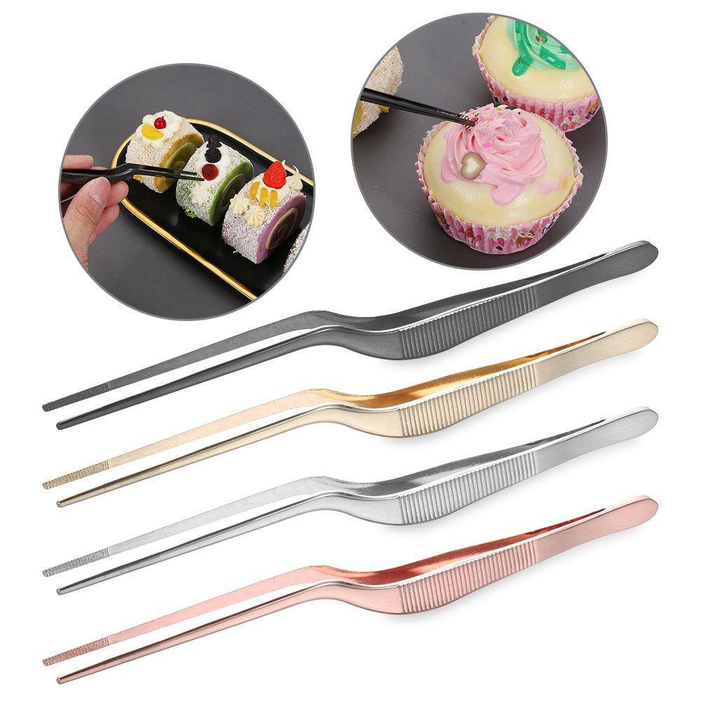 R-FLOWER Food Tweezer Plating Alat Dapur Chef BBQ Clip