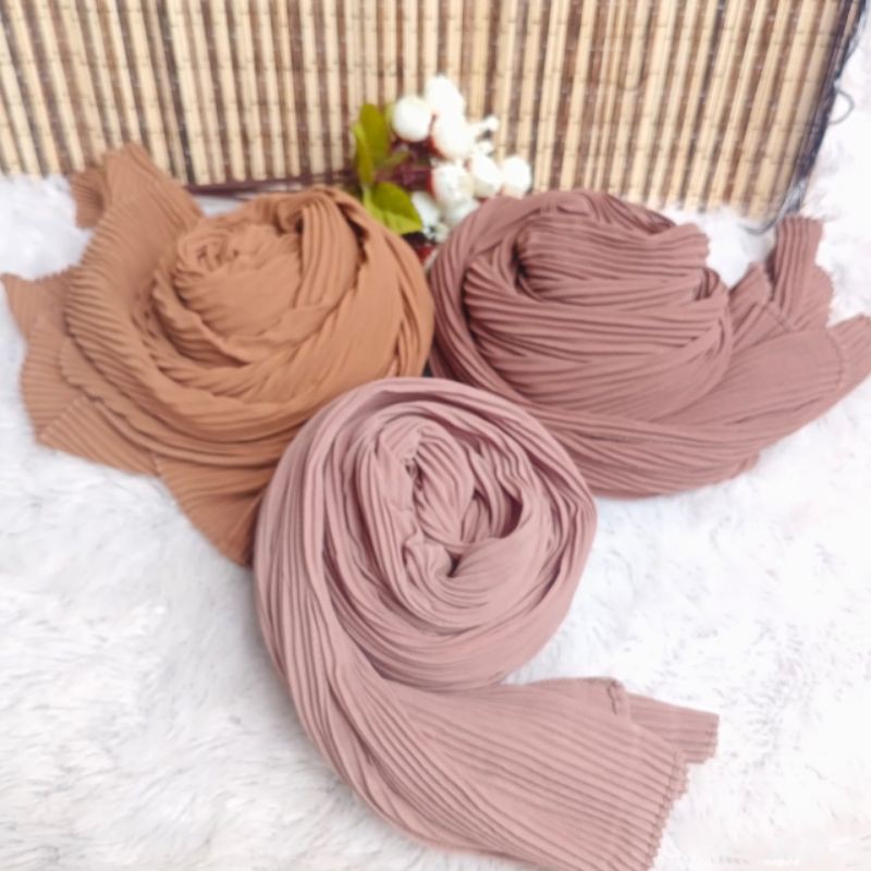 PASHMINA PLISKET 65X180/KERUDUNG WANITA/PREMIUM