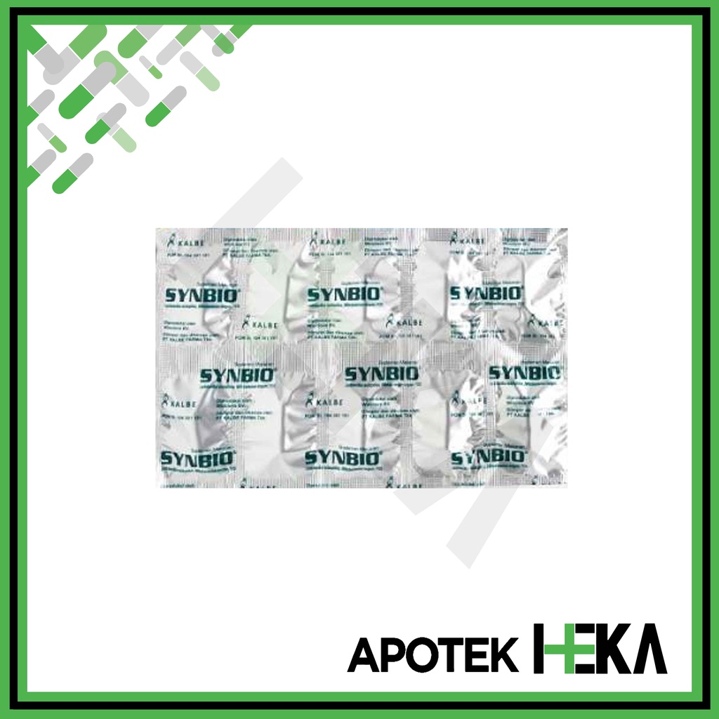 Synbio Strip isi 10 Tablet - Prebiotik Probiotik Kesehatan Pencernaan (SEMARANG)