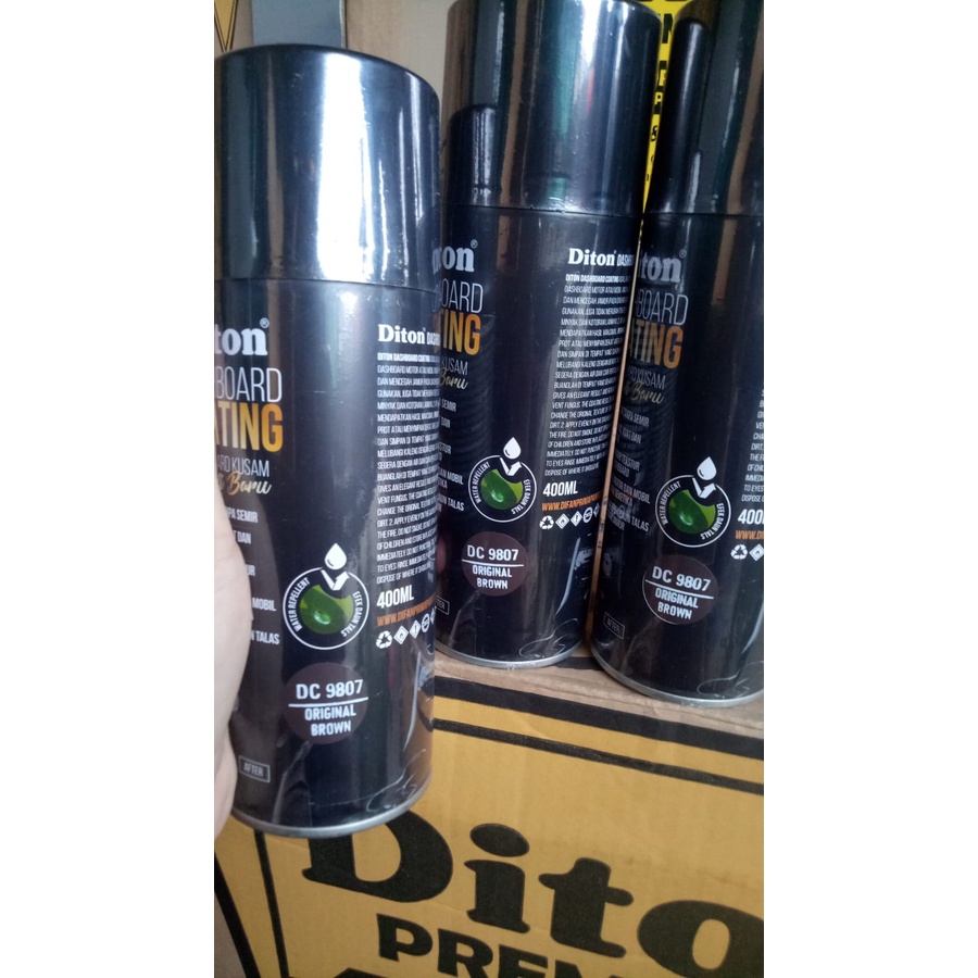 diton premium dashboard coating original brown 9807 dashbor coating coklat dc 9807 400ml 400cc