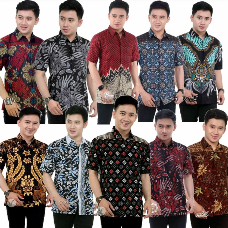 Jual Murah Bswart Batik Hrb026 Kenongo Hem Pendek Padi Pekalongan M L Xl Batik Pria Murah Modern Grosir 9Jk7N3CkV6Vyo