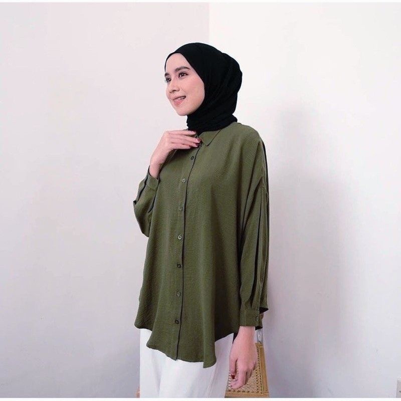 KEMEJA WANITA RAYON TWILL PREMIUM TERBARU