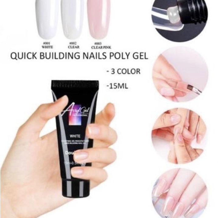 ACRYL POLYGEL Poly Gel Nail Acrylic Extension Cat Kuku 15ml KU016