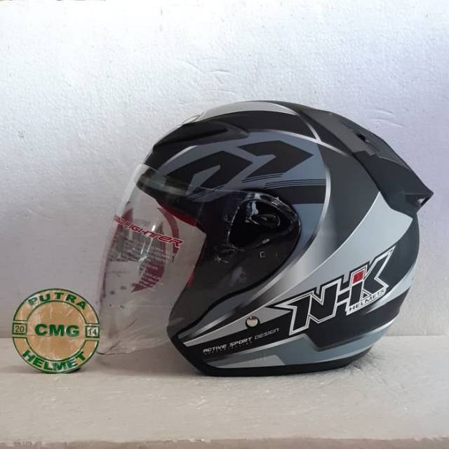 HELM NHK R6 URIKEN BLACK SILVER DOF