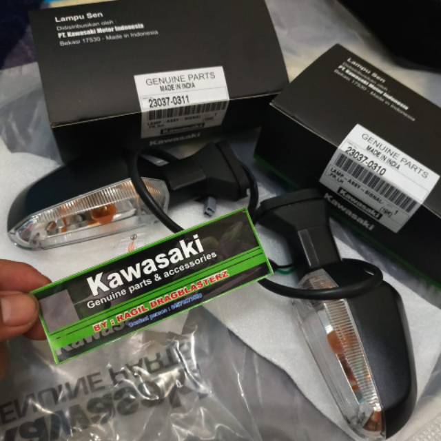 Sen sein belakang ninja 250 mono z250 SL kanan kiri original Kawasaki