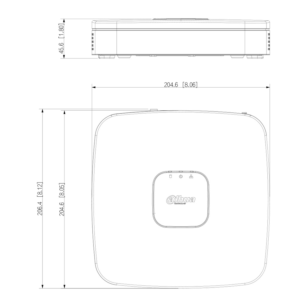 DAHUA NVR4108-P-4KS2 8ch Smart 1U 4PoE 4K&amp;H.265 GARANSI RESMI 3 TAHUN