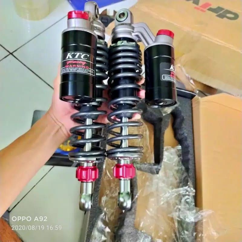 Shock Shockbreaker Coopy KTC Fastbikes 280 320 340 MM RX KING Jupiter Supra Wave Kharisma Tiger Cb