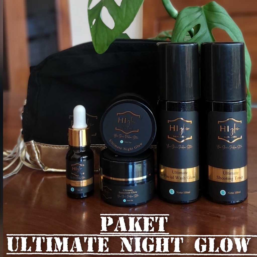 HI GLOW SKINCARE BPOM ORIGINAL / PAKET WAJAH HI GLOW / HI GLOW PAKET NIGHT GLOW / HI GLOW PAKET ACNE