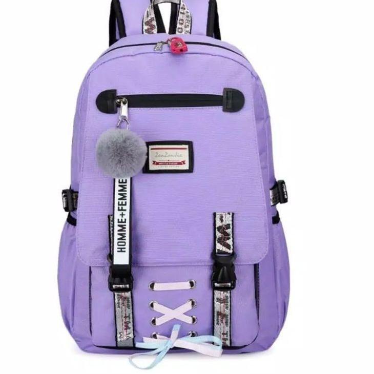 Recomended.. Tas Sekolah Usb untuk Anak Perempuan sekolah SMPdan  SDRansel Tas Buku Wanita 2021 Kapa