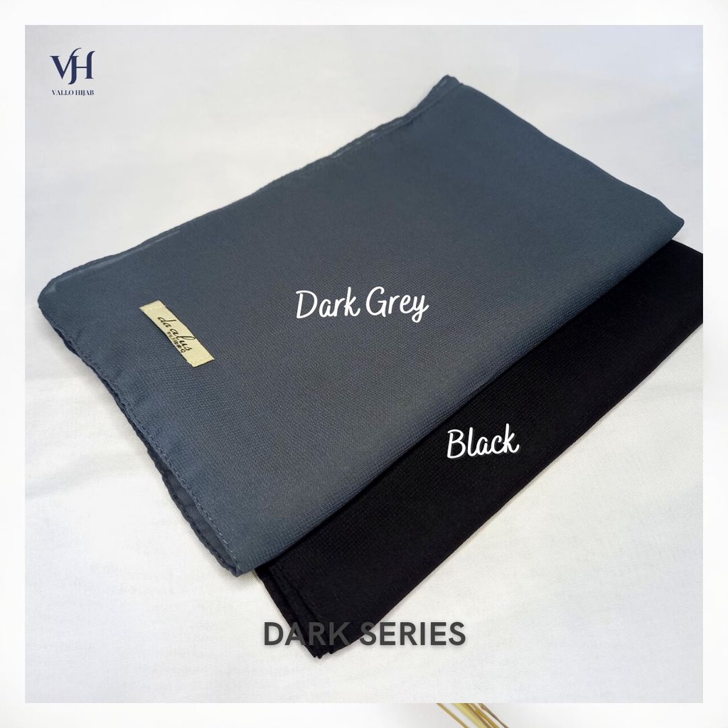 BELLA SQUARE PREMIUM HIJAB SEGIEMPAT POLYCOTTON DA ALUS DARK SERIES