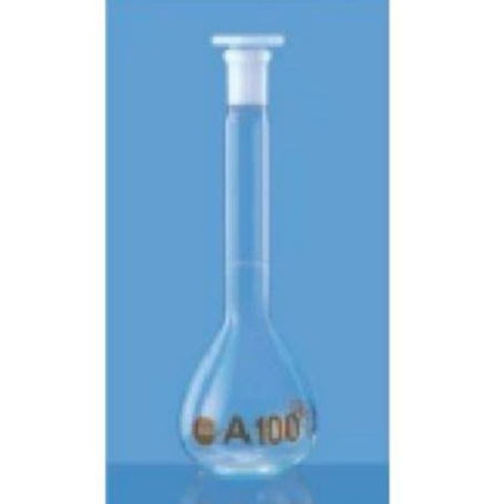 Flasks Solid Glass Stopper,As per Class A 200 ML Best Quality Borosil