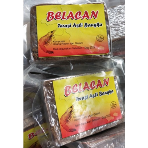 

Terasi/Belacan Udang Asli Bangka 100gr