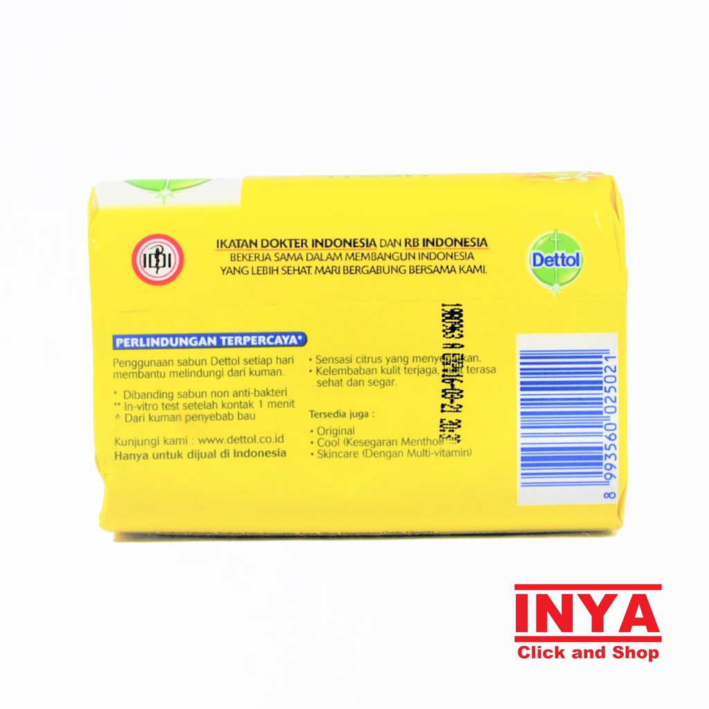 DETTOL FRESH ANTI BAKTERI SOAP 105gr - Sabun Batang
